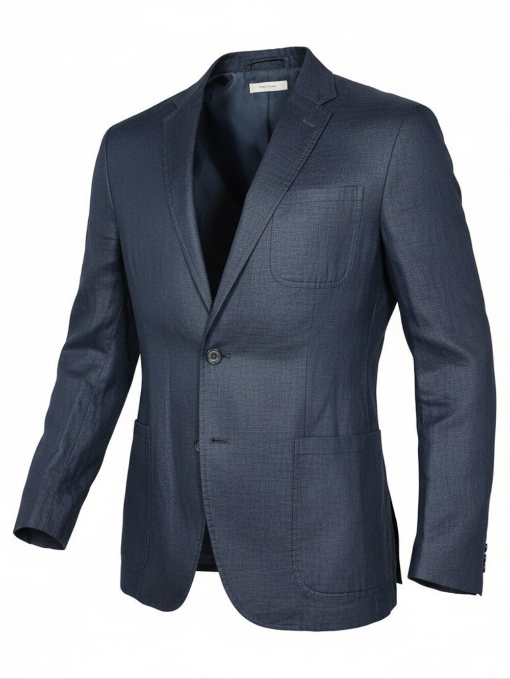 Michael Kors Men's Navy Unstructured Linen Blazer Size 46R
